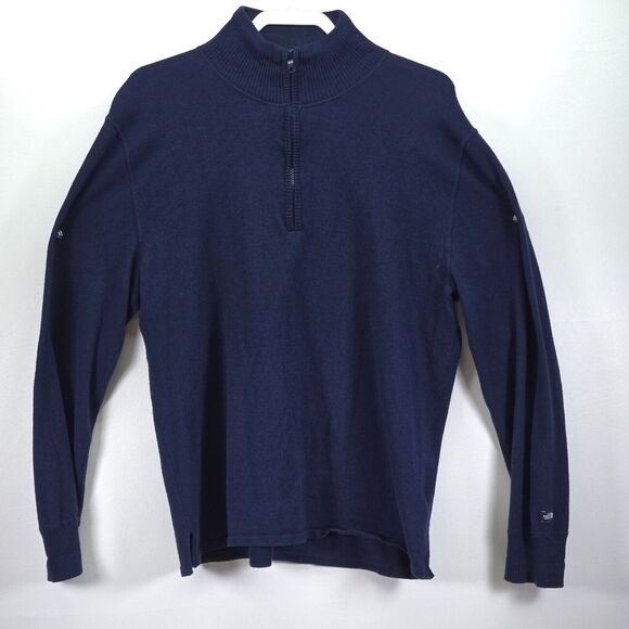 The North Face‎ Mock Neck Sweater Mens Medium Pullover 1/4 Zip Gorpcore A72H - Picture 1 of 16